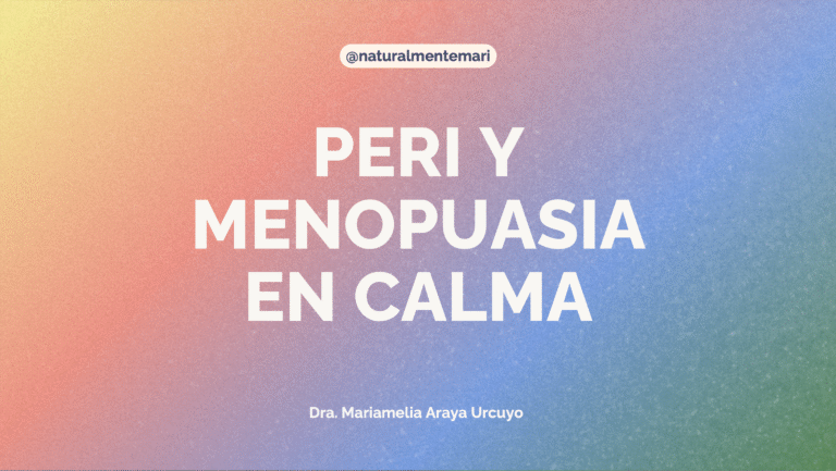 Peri y menopausia en Calma